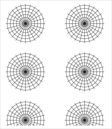 polar coordinates graph paper