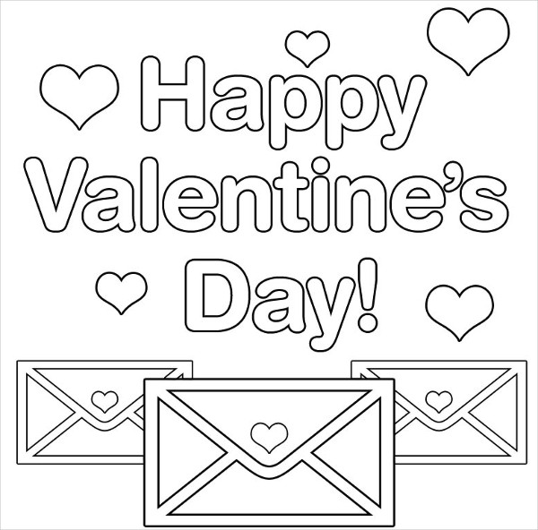 Download Valentine'S Day Coloring Pages - Free PDF, JPG Format Download | Free & Premium Templates