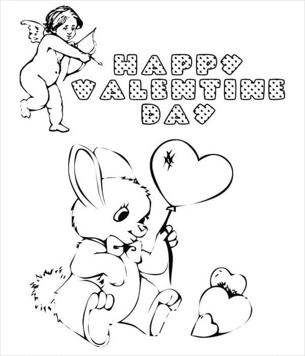 disney valentines day colouring page