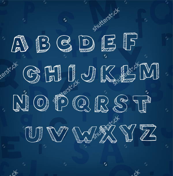 8 Cool Letter Fonts TTF OTF Format Download