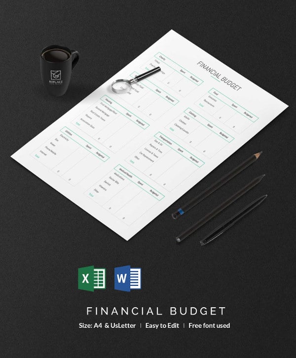 financial budget template