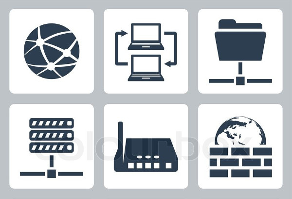 vector network icons set1
