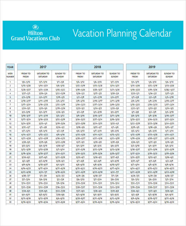 Planning Calendar Template 12+ Free Word, PDF Format Download