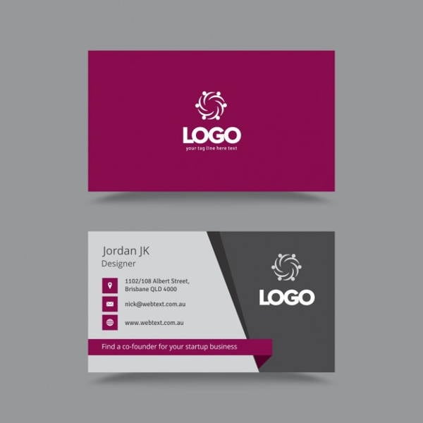 professional elegant business card