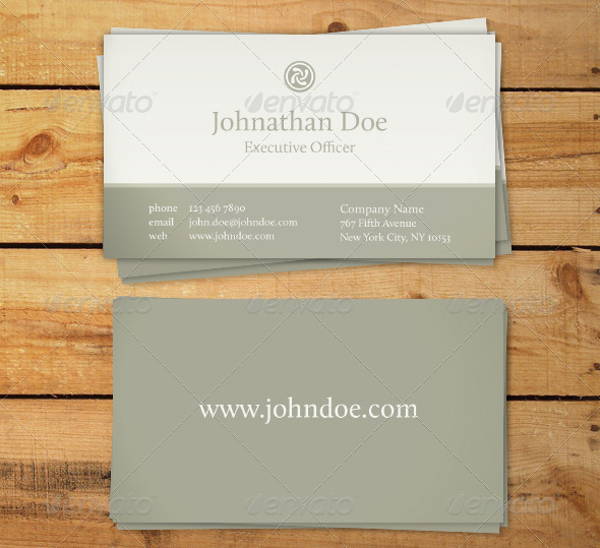 classic and elegant business card