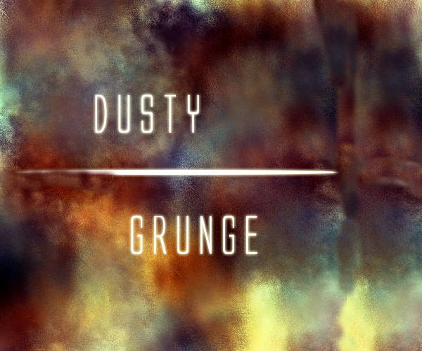 grunge dust brushes