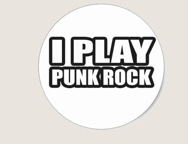 punk band stickers