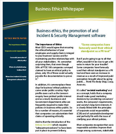 business white paper template