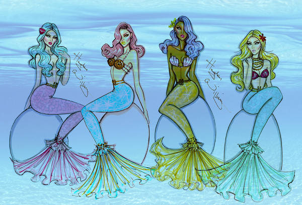 9+ Mermaid Drawings