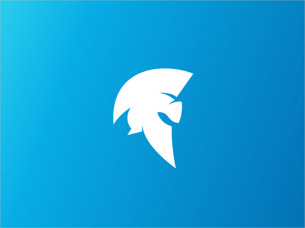 blue spartan logo