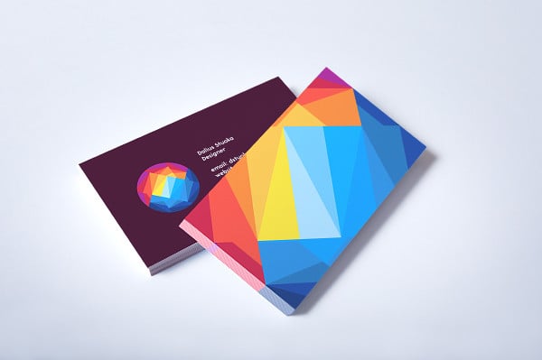 colorful business card logo