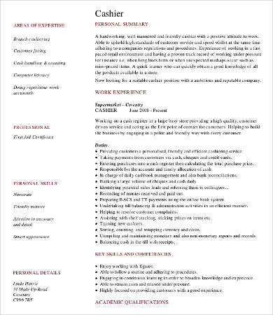 Work Experience Resume -9+ Free Word, PDF Documents Download