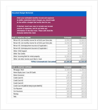 60+ Budget Templates - Word, PDF, Excel | Free & Premium Templates