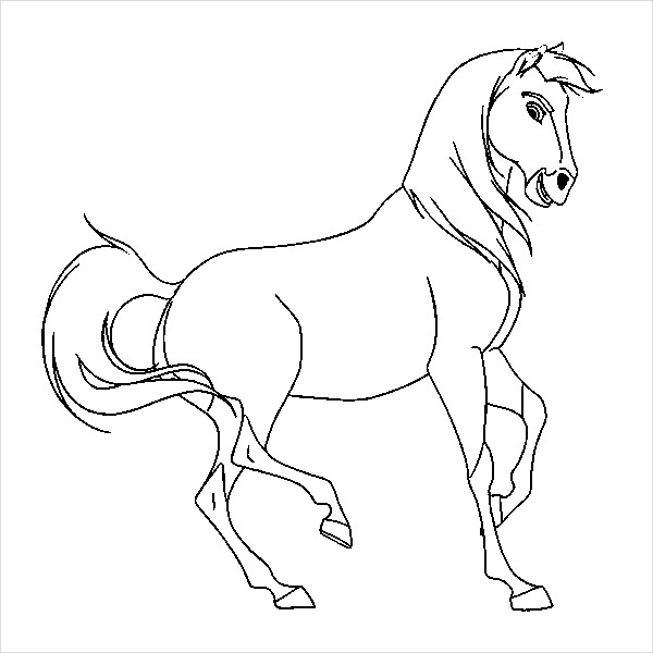 14+ Horse Coloring pages - Free PDF Document Download