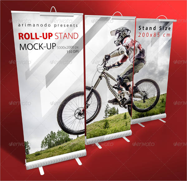 Rollup Banner Stand Mockup