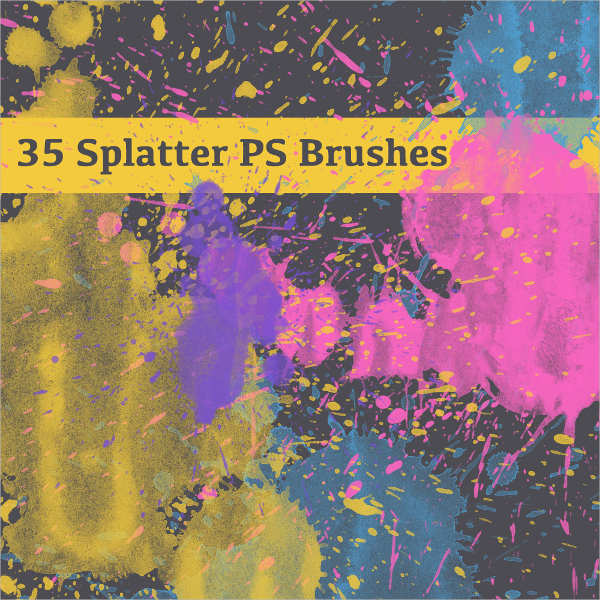 photoshop splatter brushes