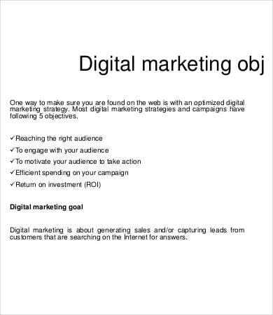 digital marketing proposal template