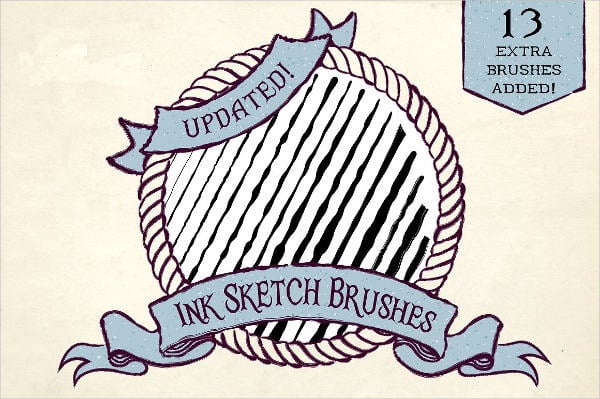 ink sketch brushes