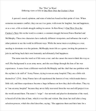 sample student literary essay