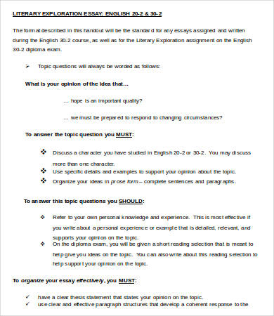 How To Write A Conclusion For A Literary Analysis