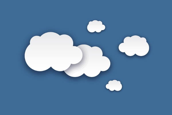free cloud vector set