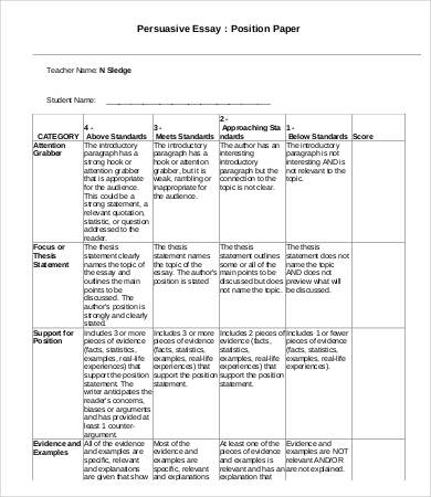 Persuasive Essay Template - 7+ Free Sample, Example, Format