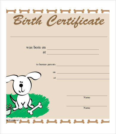 Sample Birth Certificate Template - 11+ Word, PDF, AI, Word, InDesign ...