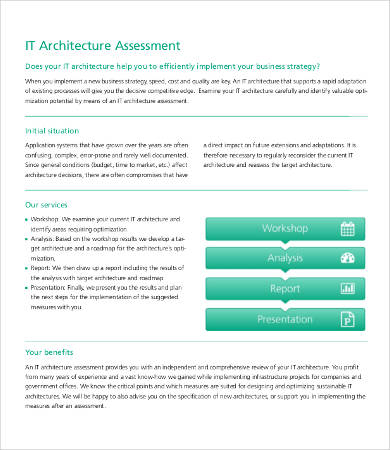 it architecture assessment template