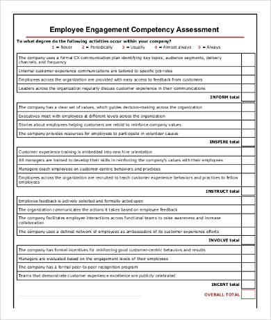 Competency Assessment Templates - 9+ Free Word, PDF Documents Download