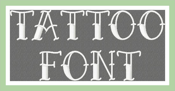 9+ Tattoo Letter Fonts - Free Sample, Example, Format