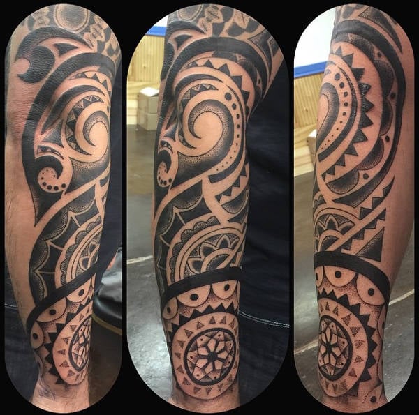 polynesian tribal tattoo