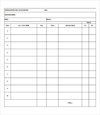 Excel Sales Template - 8+ Free Excel Documents Download ...