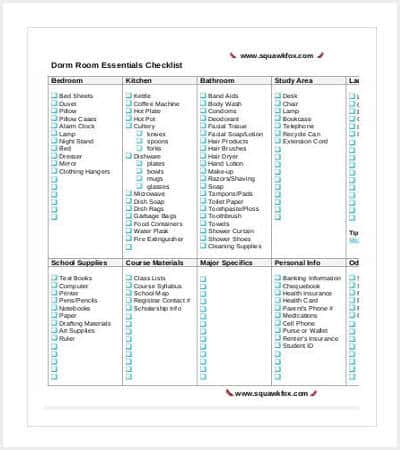 dorm room essentials checklist min