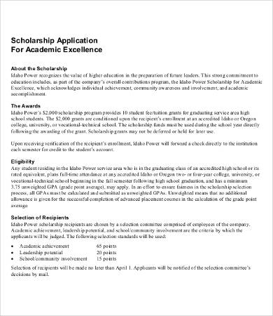 Scholarship Essay - 9+ Free Samples, Examples, Format to Download | Free & Premium Templates