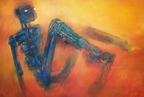 abstract landscaping painting