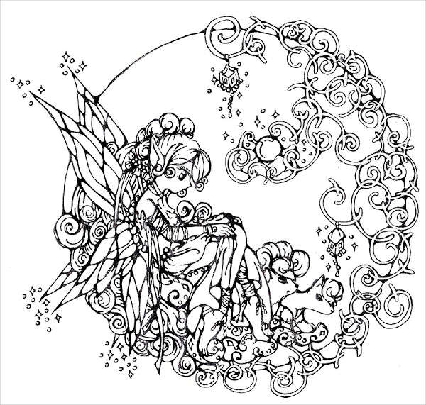 7+ Anime Coloring Pages - PDF, JPG
