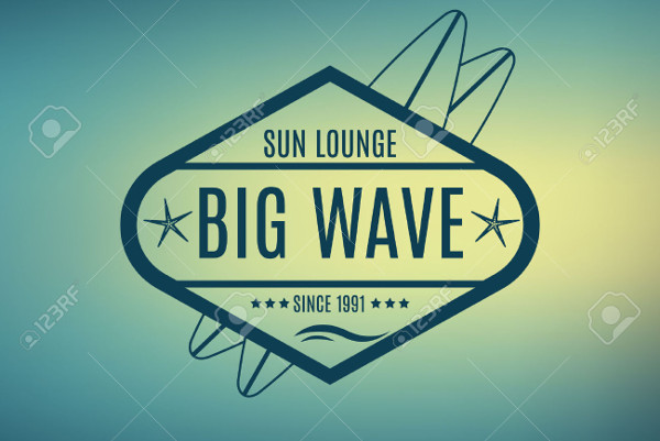 beach wave logo