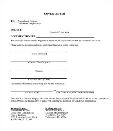 transmittal letter template