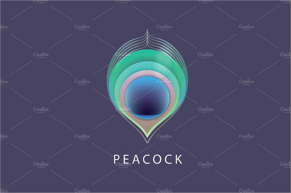 peacock feather logo