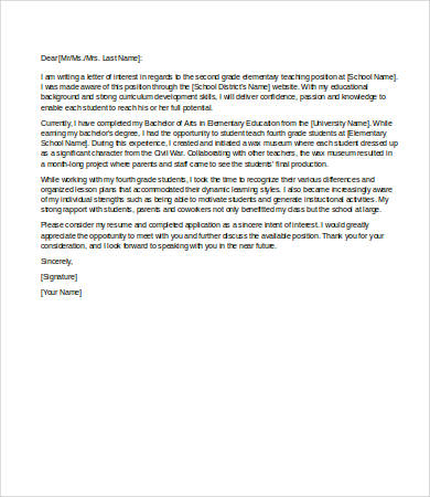 6+ Sample Letter Of Interest - Free Sample, Example, Format