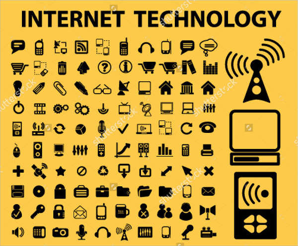 internet technology icons