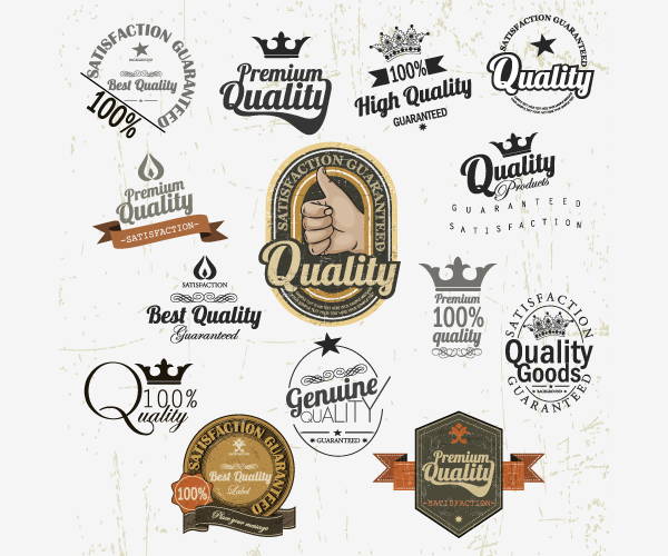 label vector badges