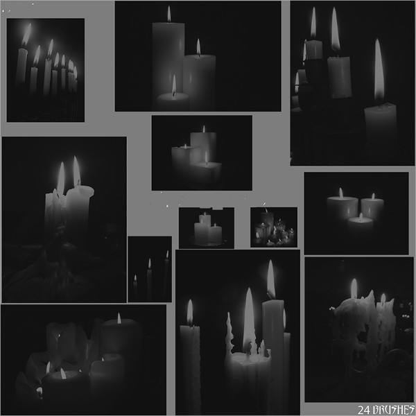 Candle Brushes 5+ ABR Format Download