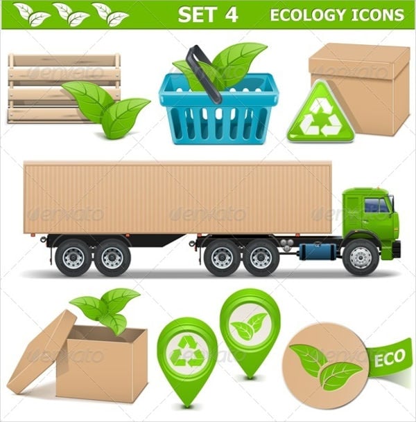vector ecology icons
