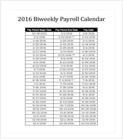 biweekly payroll calendar template min