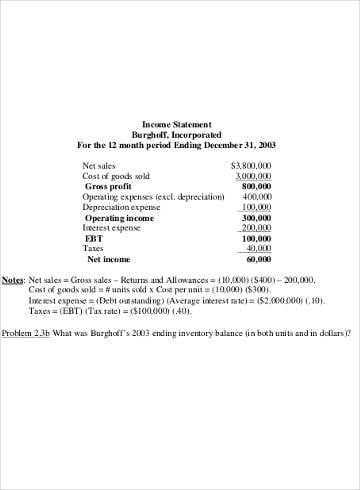 trial balance income statement balance sheet