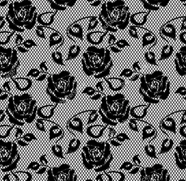 black lace pattern
