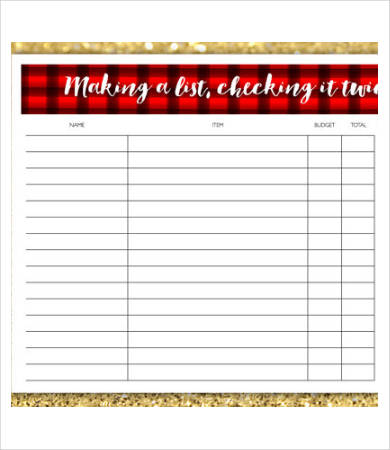 holiday party budget template