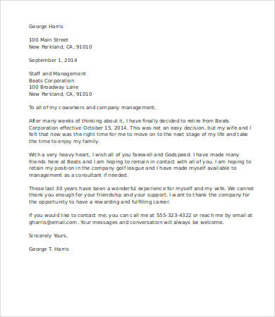 Goodbye Letter For Coworkers from images.template.net