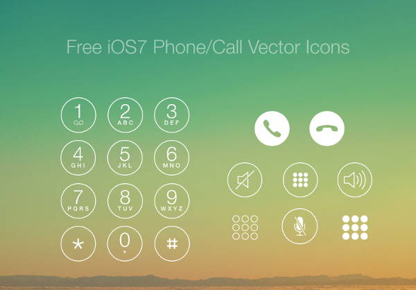 phone call icons